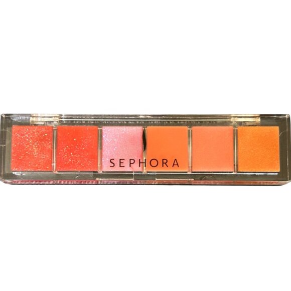 NEW SEPHORA LIP COLOR PALETTE 6 SHADES LIP GLOSS LIP STICK BALM - Picture 1 of 2